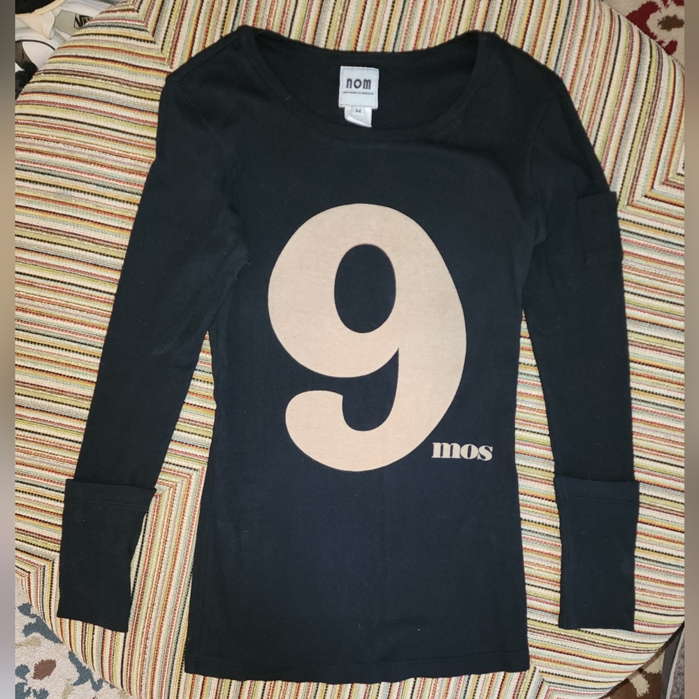 NOM Naissance On Melrose Meternity Long Sleeve Shirt Size Medium M